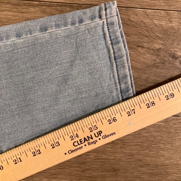 J. Jill Size 8 Authentic Fit Slim Ankle Jeans Stretch Light Wash Mid Rise - Picture 7 of 7